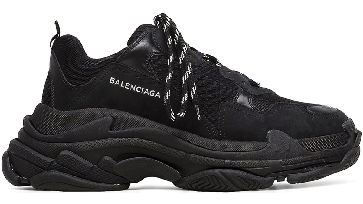 balenciaga triple s nere e bianche